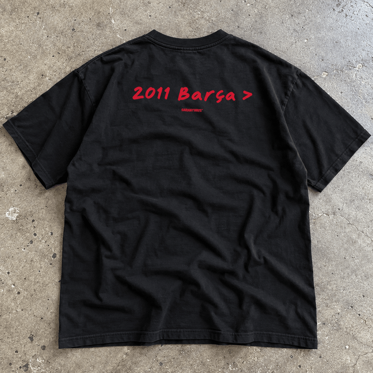 2011 Barça > Football Debate — Black Tee - SAIDANYWAYS2011 Barça > Football Debate — Black TeeT-ShirtSAIDANYWAYS