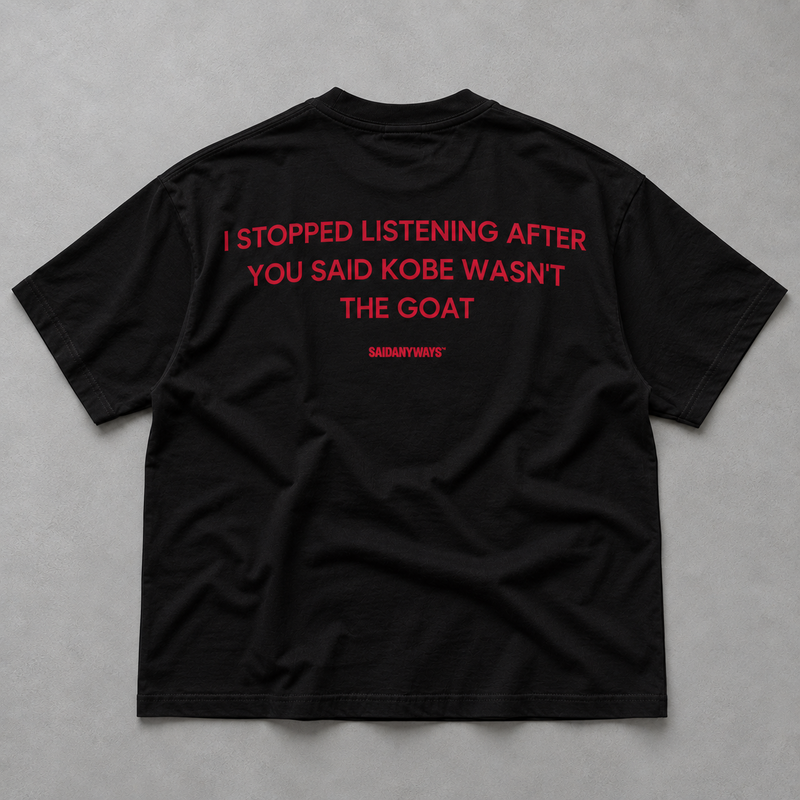 I Stopped Listening After You Said Kobe Wasn't The GOAT — Black Tee