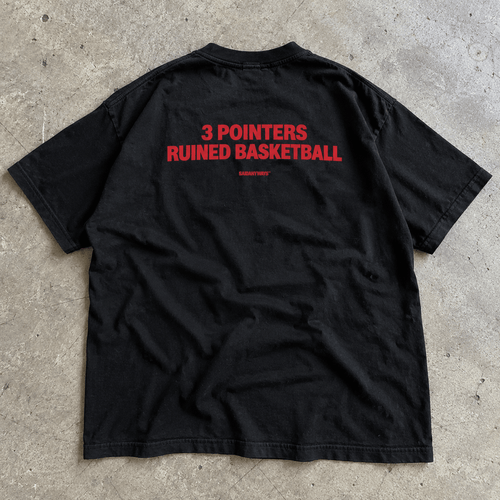 3 Pointers Ruined Basketball — Black Tee - SAIDANYWAYS3 Pointers Ruined Basketball — Black TeeT-ShirtSAIDANYWAYS