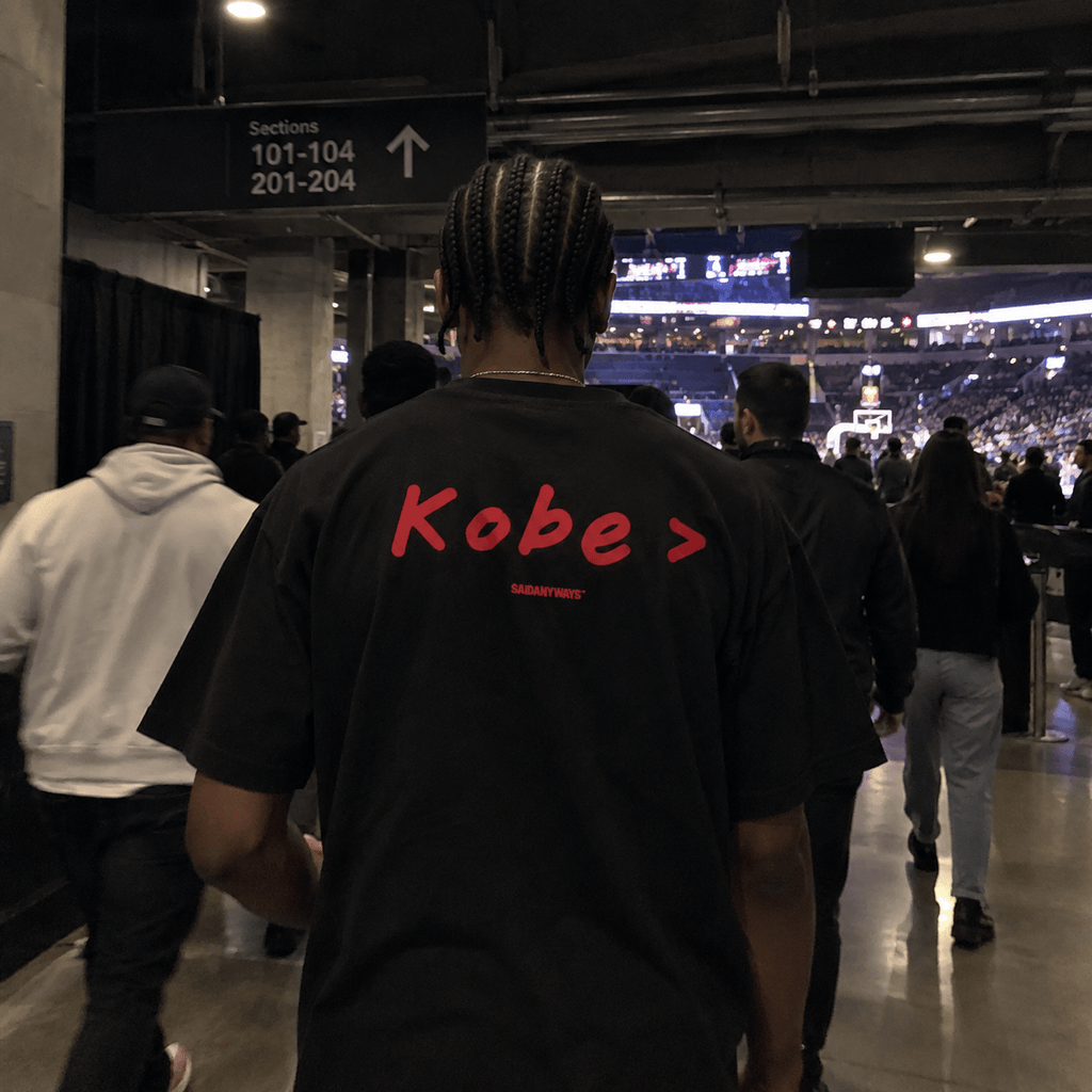 Kobe > Basketball Debate — Black Tee - SAIDANYWAYSKobe > Basketball Debate — Black TeeT-ShirtSAIDANYWAYS