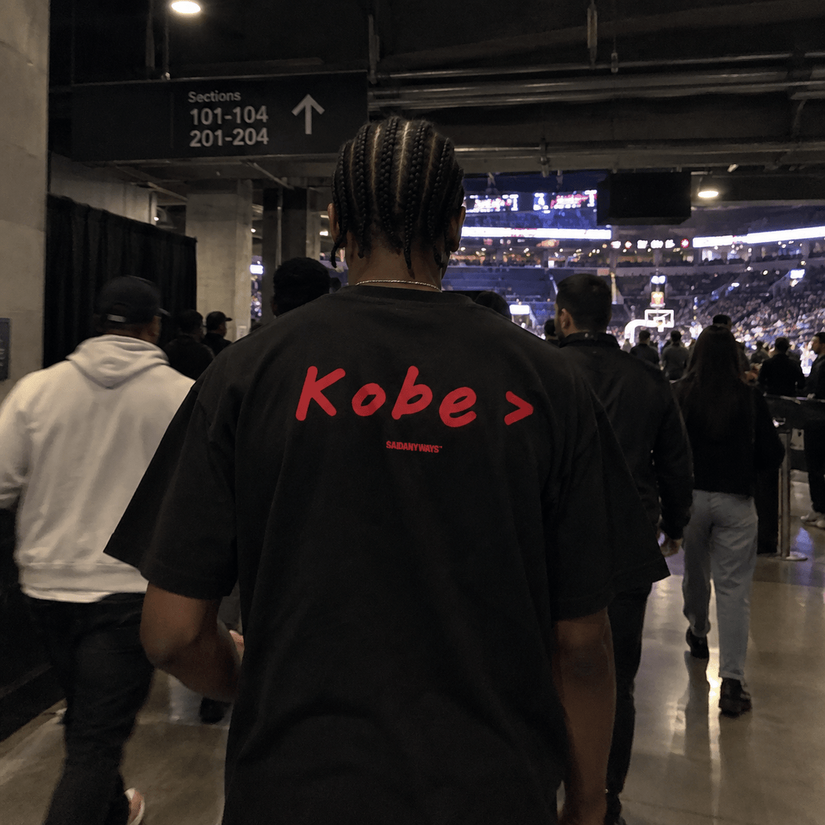 Kobe > Basketball Debate — Black Tee - SAIDANYWAYSKobe > Basketball Debate — Black TeeT-ShirtSAIDANYWAYS