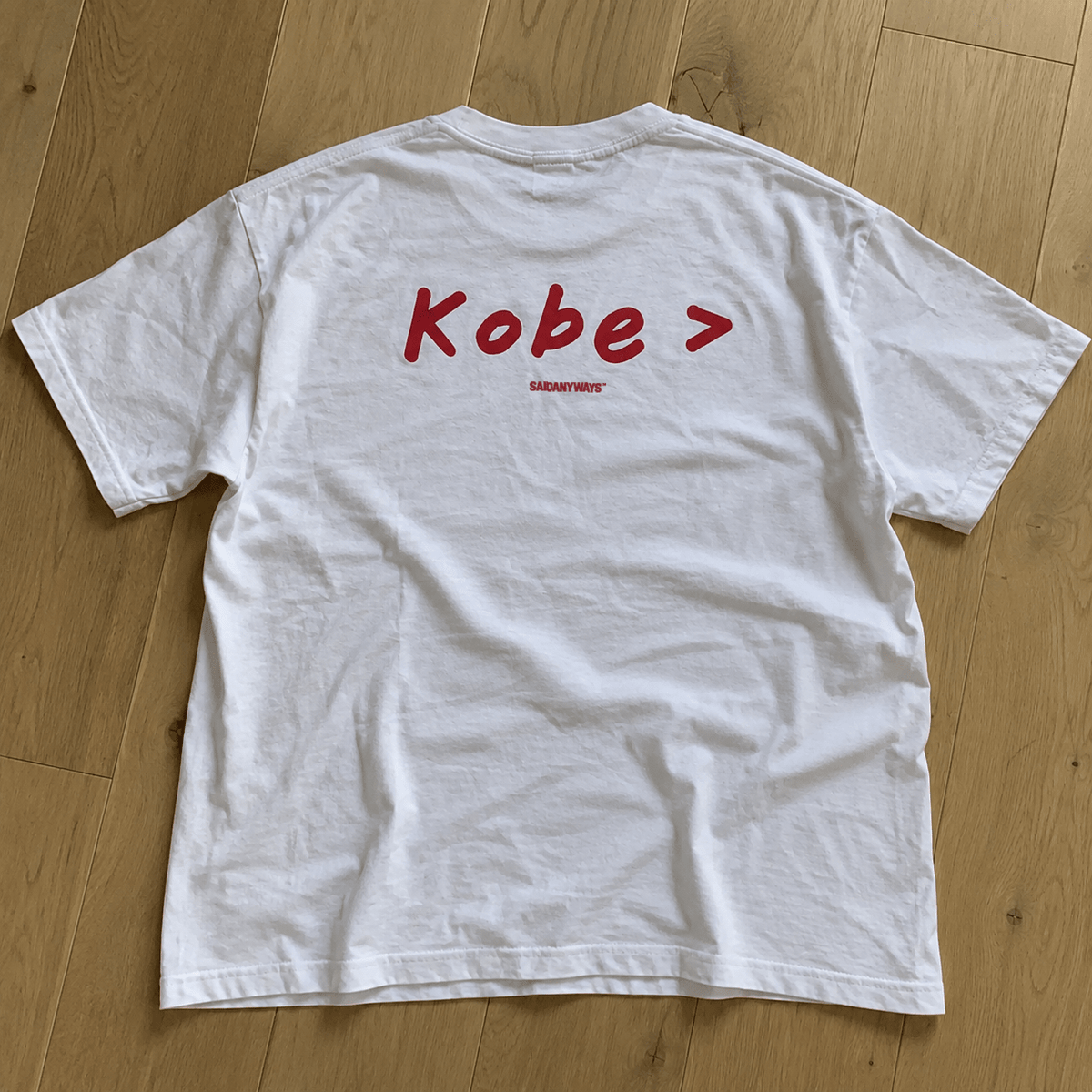Kobe > Basketball Debate — White Tee - SAIDANYWAYSKobe > Basketball Debate — White TeeT-ShirtSAIDANYWAYS