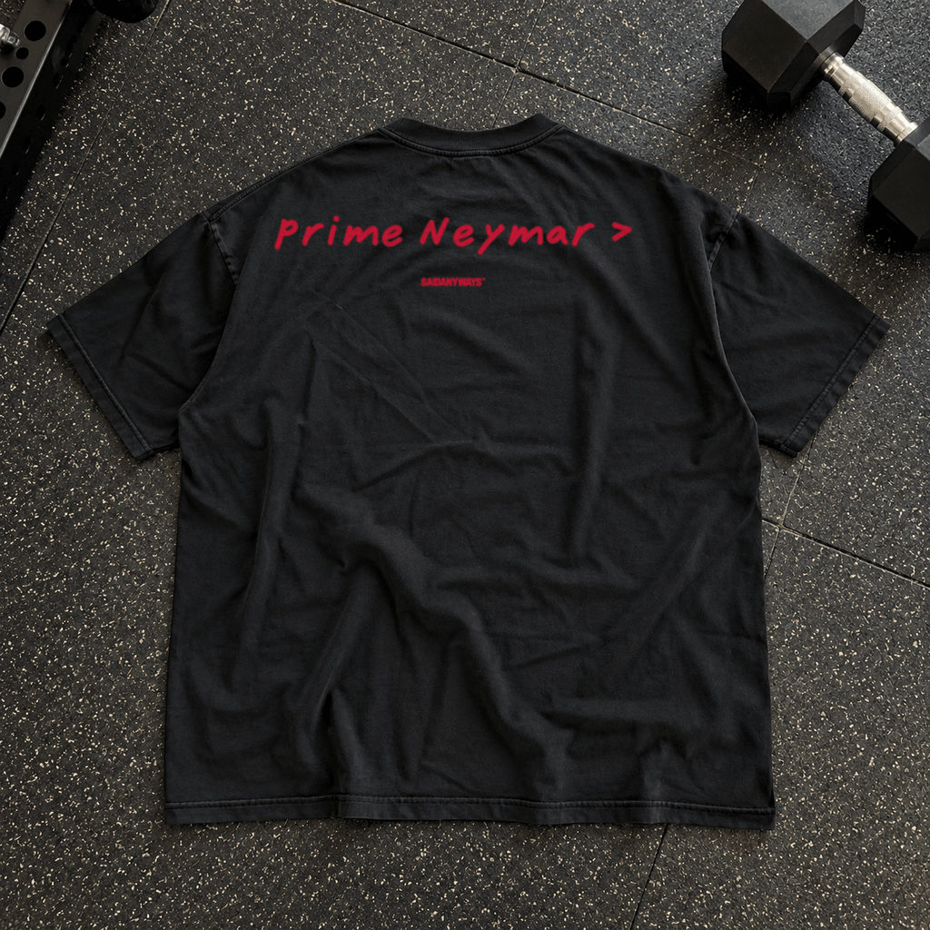 Prime Neymar > Football Debate — Black Tee - SAIDANYWAYSPrime Neymar > Football Debate — Black TeeT-ShirtSAIDANYWAYS